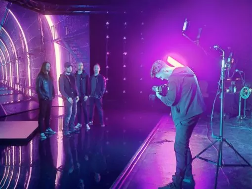 Behind the Scenes: Cyan Night Dreams Video Shooting Behind the Scenes: Cyan Night Dreams Video Shooting